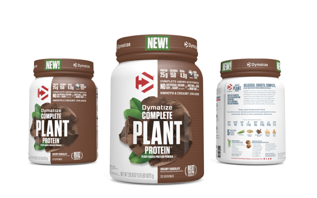 Dymatize Complete Plant Protein Packaging Andon Guenther Design